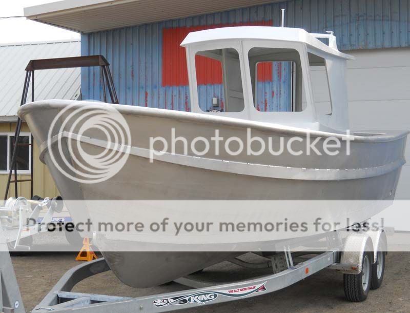 Welded aluminum skiff build